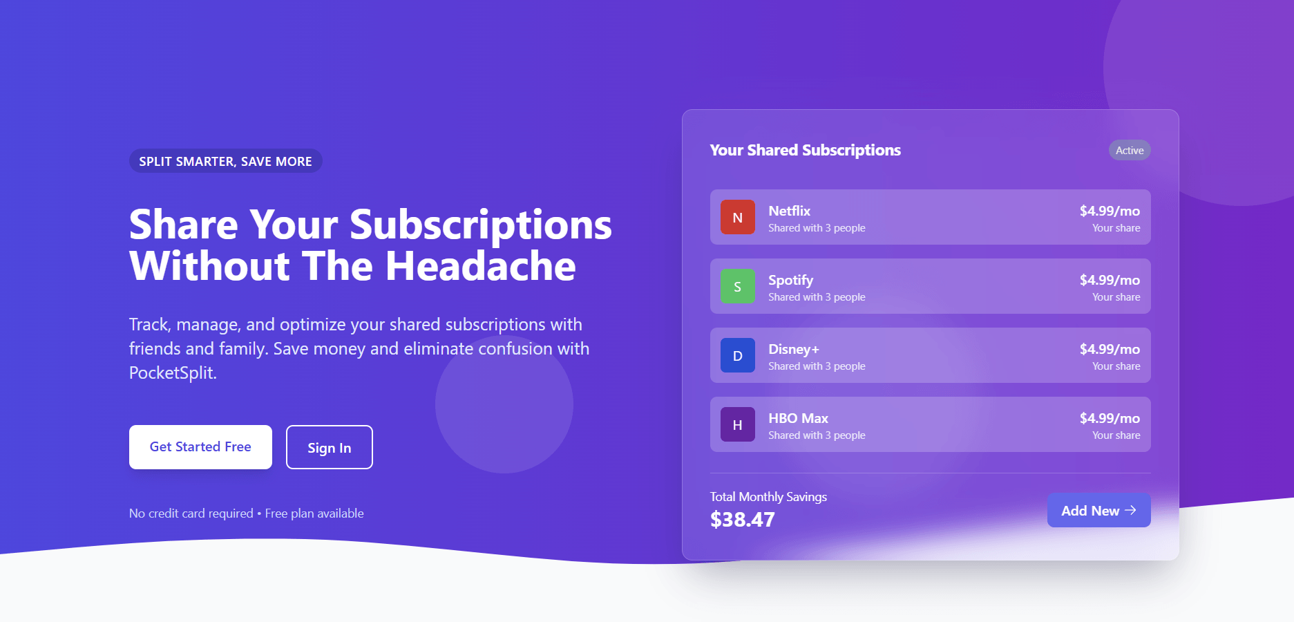 PocketSplit - Modern expense sharing application for groups